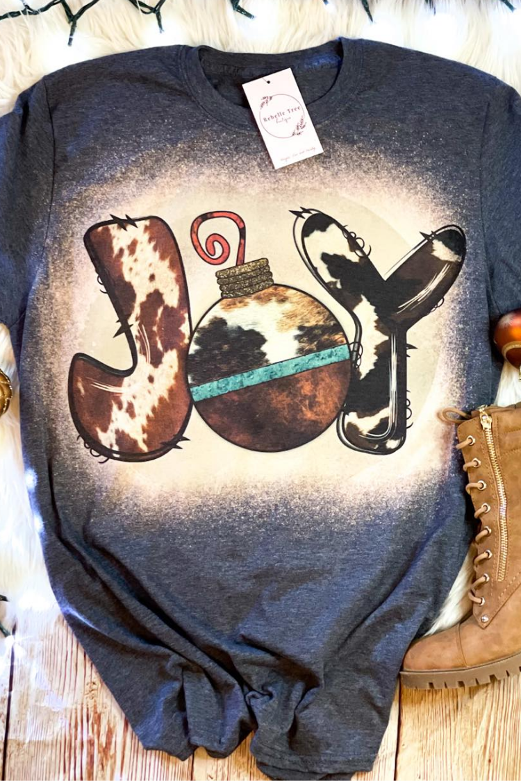 JOY COW HIDE T-SHIRT