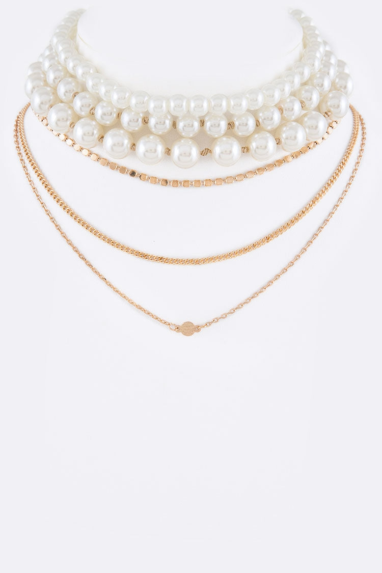 Layer My Pearls Necklace