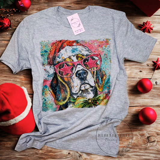 Dog Lovers | Christmas T-shirt | Unisex size