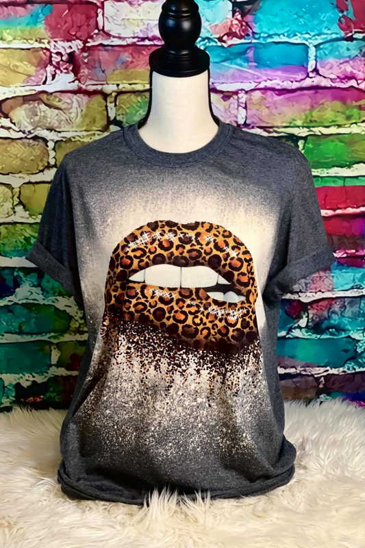 Leopard lips T-Shirt